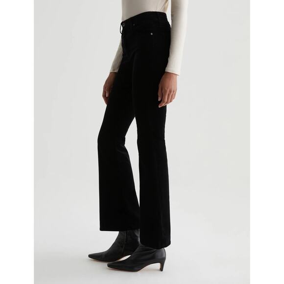 $245 AG Jeans Farrah Boot Velvet Super Black - 27 - Picture 3 of 13